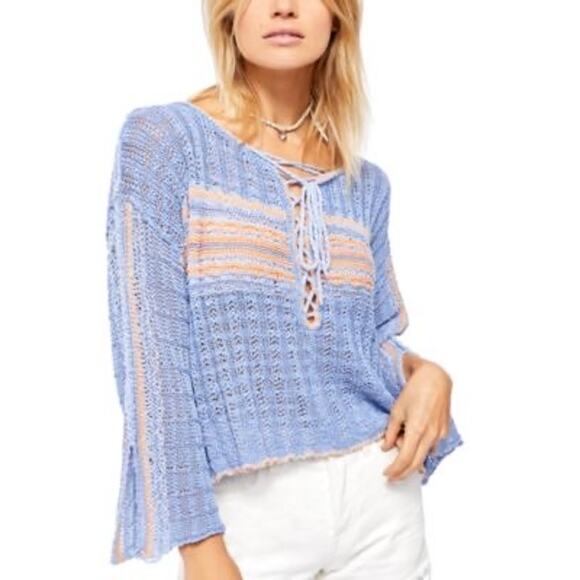Free People Marina Bay Sweater Size L - Picture 3 of 10
